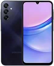 Galaxy A15 (SM-155M/DSN), 128GB 6GB RAM, Dual SIM, Factory Unlocked GSM, International Version (Ring Grip Case Bundle) (Blue Black)