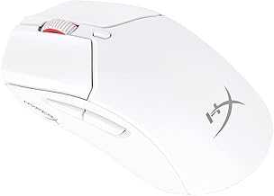 HyperX Pulsefire Haste 2 – Wireless Gaming Mouse- Ultra Lightweight, 61g, 100 Hour Battery Life, Dual Wireless Connectivity, Precision Sensor - White (Renewed)