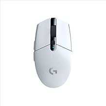 Logitech G305 Lightspeed Wireless Gaming Mouse, HERO Sensor, 12,000 DPI, Lightweight, 6 Programmable Buttons, 250h Battery Life, On-Board Memory, Compatible with PC/Mac - White (Renewed)