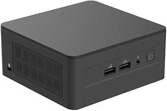 Intel NUC 13 Pro Mini PC, Intel i7-1360P, 32GB RAM + 1TB NVMe Gen 4 5,000 MB/s + Intel Iris Xe Graphics, WiFi 6E, Windows 11 Pro