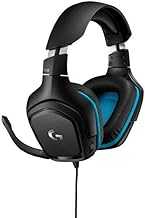 Logitech G432 DTS:X 7.1 Surround Sound Wired PC Gaming Headset (Leatherette) (Renewed)