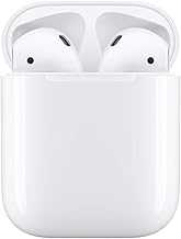 AirPods (2nd Gen) Wireless Ear Buds + Lightning Charging Case + Lightning to USB Cable + 1 Year Limited Warranty