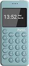 Punkt. MP02 4G LTE Minimalist Mobile Phone - Unlocked Cell Phone with Nano-SIM, Wi-Fi Hotspot, 2GB RAM+16GB Storage, Bluetooth, Digital Security, Multiband - Light Blue