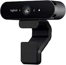 Logitech BRIO Ultra HD Webcam for Video Conferencing, Recording, and Streaming - Black