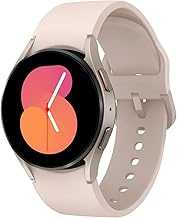 Samsung Galaxy Watch 5 (40mm, WiFi + 4G LTE) 1.2" Super AMOLED Smartwatch GPS Bluetooth w/ Advanced Sleep Coaching, Bioactive Sensor, Water Resistant R905U (Generic Charger, Pink Gold) (Renewed)