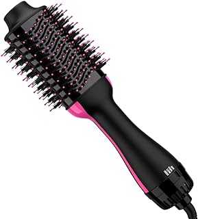 Hair Dryer Brush Blow Dryer Brush in One 4 in 1 Styling Tools with Ceramic Oval Barrel, and Styler Volumizer, Hot Air Straightener Brush for All Hair Types