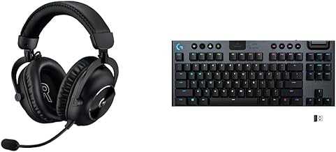 PRO X 2 LIGHTSPEED Wireless Gaming Headset + G915 TKL LIGHTSPEED Wireless Mechanical Gaming Keyboard - Tactile - Black