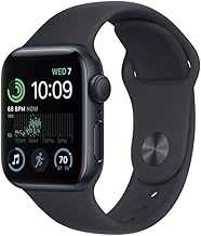 Apple Watch Series 7 (GPS, 45mm) Midnight Aluminum Case with Midnight Sport Band (Renewed)