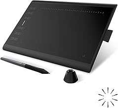 Inspiroy H1060P Graphics Drawing Tablet with 8192 Pressure Sensitivity Battery-Free Stylus and 12 Customized Hot Keys, 10 x 6.25 inches Digital Art Tablet for Mac, Windows PC and Android