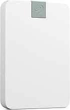 Ultra Touch HDD 2TB External Hard Drive - 7mm, Cloud White, Post-Consumer Recycled Material, 6mo Dropbox and Mylio, Rescue Services (STMA2000400)