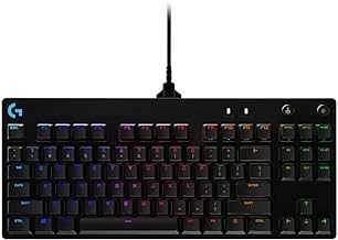 PRO Mechanical Gaming Keyboard, Ultra Portable Tenkeyless Design, Detachable Micro USB Cable, 16.8 Million Color LIGHTSYNC RGB Backlit Keys