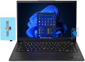 ThinkPad X1 Carbon Gen 11 Business Laptop 14.0" Touchscreen IPS WUXGA (Intel i7-1355U, 16GB LPDDR5, 1TB PCIe SSD, Backlit KYB, Fingerprint, 2 Thunderbolt 4, WiFi 6, Win 11 Pro) w/DKZ Hub