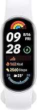 Smart Band 9 Global Version (2024) 1.62" Amoled Display | 233 mAh Battery | up to 21 Days of Battery Life | Over 150 Workout Modes | BT 5.4 | 50M Water Resistant - Glacier Silver