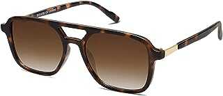 Retro Aviator Sunglasses for Women Men,Trendy Rectangle Womens Mens Shades Sun Glasses SJ2202