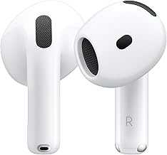 Apple AirPods 4 Wireless Earbuds, Bluetooth Headphones, with Active Noise Cancellation (Renewed)