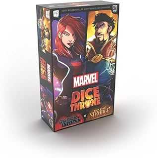 Marvel Dice Throne | 2 Hero Box Featuring Black Widow, Doctor Strange | Standalone Competitive Dice Game | Officially-Licensed Marvel Game | Compatible with The Dice Throne Ecosystem