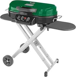 Gas Grill | Portable Propane Grill | RoadTrip 285 Standup Grill, Green