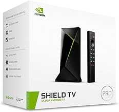 SHIELD Android TV Pro Streaming Media Player; 4K HDR movies, live sports, Dolby Vision-Atmos, AI-enhanced upscaling, GeForce NOW cloud gaming, Google Assistant Built-In, Works with Alexa