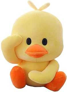 AIXINI 11.8inch Plush Duck Stuffed Animal Soft Toys Yellow Duckling Duckie Stuff, Funny Cuddly Gifts for Kids Baby