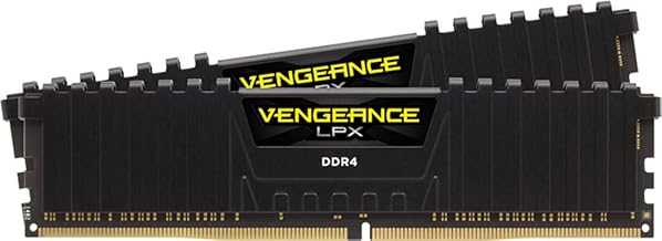 VENGEANCE LPX DDR4 64GB (2x32GB) 3200MHz CL16 Intel XMP 2.0 Computer Memory - Black (CMK64GX4M2E3200C16)