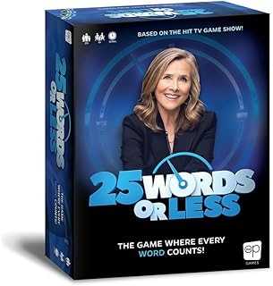 25 Words or Less | Fast-Paced Word/Friends & Family Board Game | Based on Popular TV Game Show with Meredith Vieira