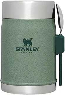 Classic Legendary Classic Food Jar + Spork 14oz Hammertone Green