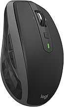 MX Anywhere 2S Bluetooth Edition Wireless Mouse - Use On Any Surface, Hyper-Fast Scrolling, Rechargeable, Control Up to 3 Apple Mac and Windows Computers and Laptops