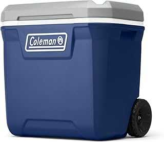 316 Series Insulated Portable Cooler, Leak-Proof Wheeled Heavy Duty Cooler with 65-Quart 100+ Can Capacity, Ideal for Beach, Tailgate, Camping, and Sporting Events