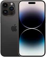 Apple iPhone 14 Pro Max, 128GB, Space Black - Unlocked (Renewed)