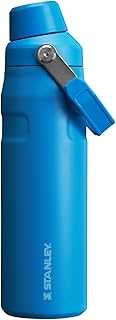 IceFlow Fast Flow Water Bottle | Angled Spout Lid | Lightweight & Leakproof for Travel & Sports | Insulated Stainless Steel | BPA-Free