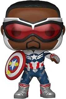 Pop! Marvel: Year of The Shield - Captain America (Sam Wilson) with Shield, Amazon Exclusive