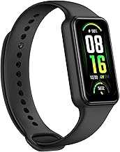 Band 7 Fitness & Activity Tracker, Step Monitoring, Heart Rate & SpO2 Monitoring, Virtual Pacer, 18-Day Battery, Sleep Quality Analysis, Alexa Built-In, Water Resistant, (Black)