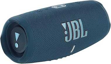 CHARGE 5 - Portable Waterproof (IP67) Bluetooth Speaker with Powerbank USB Charge out, 20 hours playtime, JBL Partyboost (Blue)