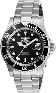 Men's Pro Diver Quartz Watch with Stainless Steel Strap