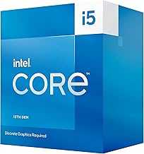 i5-13400F Desktop Processor 10 cores (6 P-cores + 4 E-cores) 20MB Cache, up to 4.6 GHz