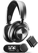 Arctis Nova Pro Wireless Multi-System Gaming Headset - Premium Hi-Fi Drivers - Active Noise Cancellation - Infinity Power System - Stealth Retractable Mic - PC, PS5/PS4, Switch, Mobile