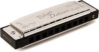 Blues Deluxe Harmonica, Stocking Stuffers, Guitar Accessories, Key of C