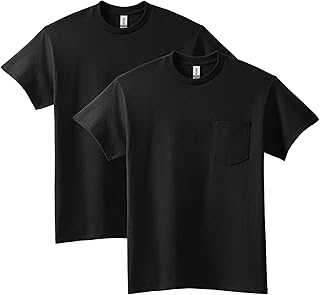 Unisex Adult Ultra Cotton T-Shirt with Pocket, Style G2300, 2-Pack