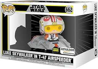 Pop! Ride Super Deluxe: Star Wars Hyperspace Heroes - Luke Skywalker in T-47 Airspeeder, Amazon Exclusive