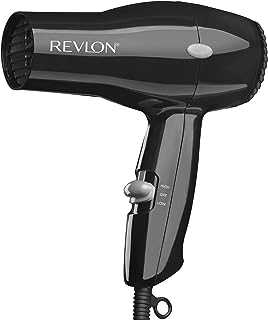 Travel Hair Dryer | Salon-Style Blowouts, Lightweight Design, 1875 Watts for Fast Drying with 2 Heat & Speed Settings for Drying and Styling Flexibility (Black)