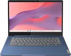 IdeaPad Slim 3 Chromebook - 2024 - Lightweight Laptop - Waves MaxxAudio® Speakers - 14" HD Display - HD 720p Camera - 4GB Memory - 64GB Storage - MediaTek Kompanio 520 - Abyss Blue