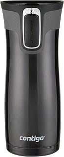 West Loop Stainless Steel Travel Mug with AUTOSEAL Lid, 16oz., Black