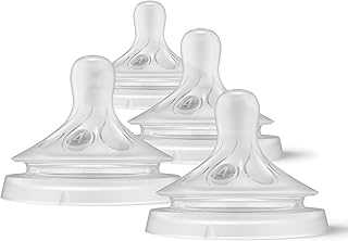 Philips Natural Response Baby Bottle Nipples Flow 4, 3M+, 4pk, SCY964/04