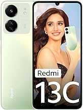 Xiaomi Redmi 13C 4G LTE (128GB + 4GB) Factory Unlocked Global ROM GSM 6.74" 50MP Triple Camera (Tello Mint & Global) + Free Fast Car Charger (Clover Green Global ROM)