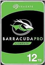 Seagate BarraCuda Pro 12TB Internal Hard Drive Performance HDD – 3.5 Inch SATA 6 Gb/s 7200 RPM 256MB Cache for Computer Desktop PC Laptop – Frustration Free Packaging (ST12000DM0007) (Renewed)