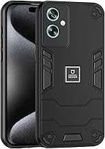 Compatible with Oppo A79 5G Case,Compatible with Oppo A2 5G PJB110 Hard PC+TPU 2 in 1 Shockproof Camera Protection Case Cover Black