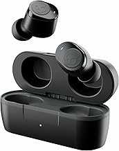 Jib True 2 In-Ear Wireless Earbuds, 32 Hr Battery, Microphone, Works with iPhone Android and Bluetooth Devices - Black