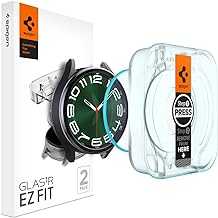 Tempered Glass Screen Protector [GlasTR EZ FIT] designed for Galaxy Watch 6 Classic (47mm) - 2 Pack