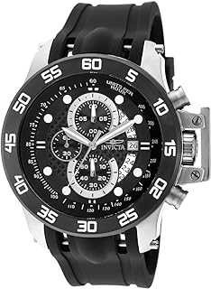 Men's I-Force Analog Display Japanese Quartz Black Watch