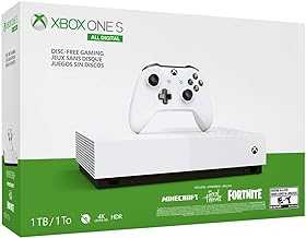 Xbox One S 1TB All-Digital Edition Console (Disc-Free Gaming) (Renewed)